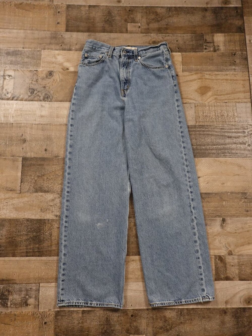 Levi’s High Loose Jeans Women’s 28 Light Wash Wide‎ Leg Premium Denim FAIR